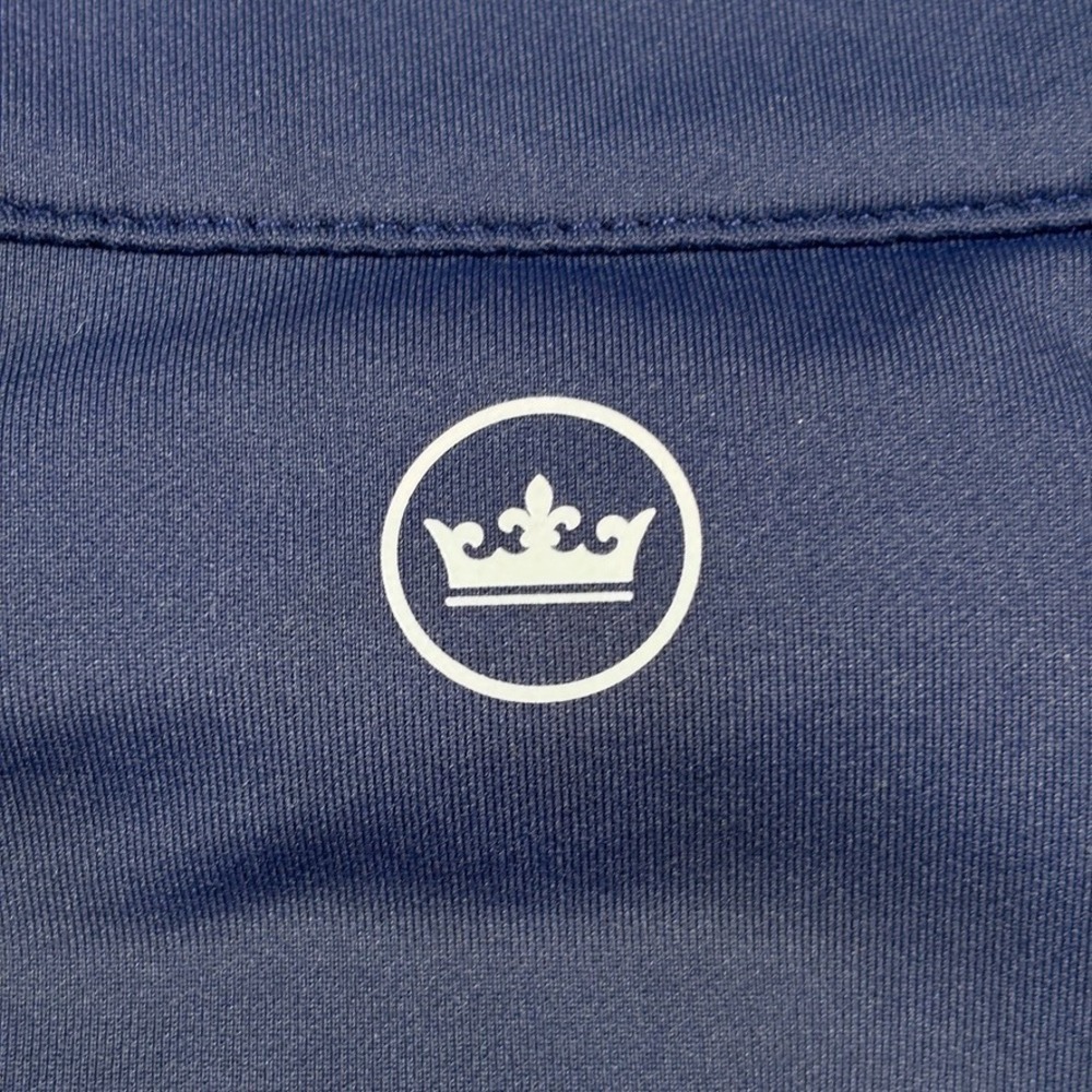 Peter Millar Pullover Mens 2XL Blue 1/4 Zip XXL Golf Crown Sport Perth Stretch - Picture 8 of 14